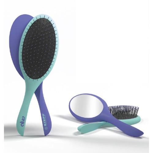 Масажний гребінець із дзеркалом Kiepe Magnetic Duo Green-Violet (20102) Масажний гребінець із дзеркалом Kiepe Magnetic Duo Green-Violet (20102)