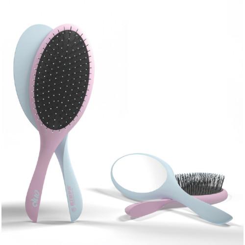 Масажний гребінець із дзеркалом Kiepe Magnetic Duo Pink-Green (20103) Масажний гребінець із дзеркалом Kiepe Magnetic Duo Pink-Green (20103)
